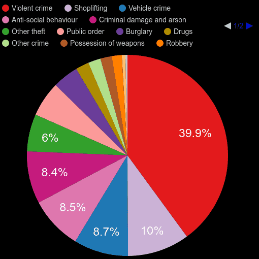 Dudley crime statistics