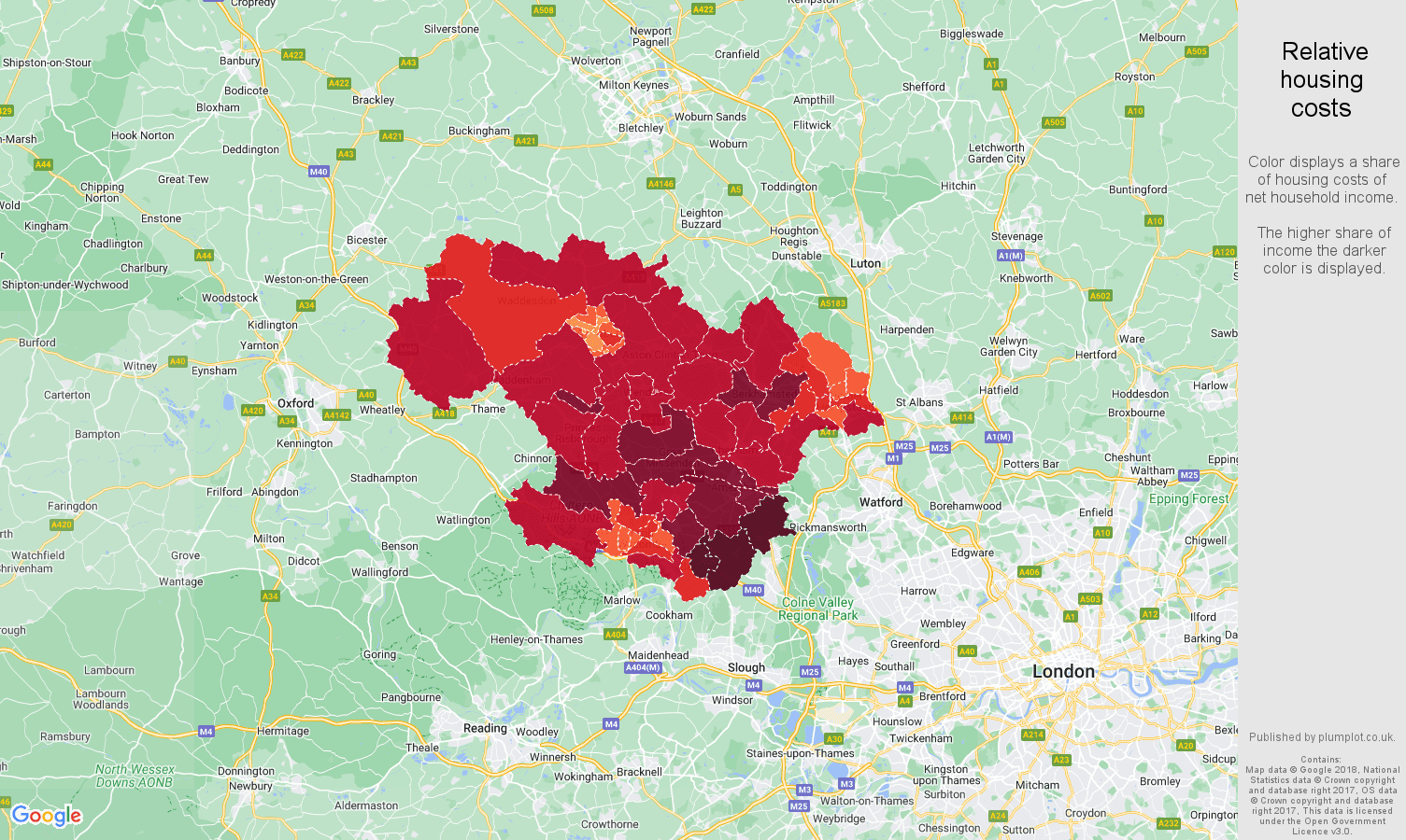HemelHempstead Average salary and unemployment rates in graphs and