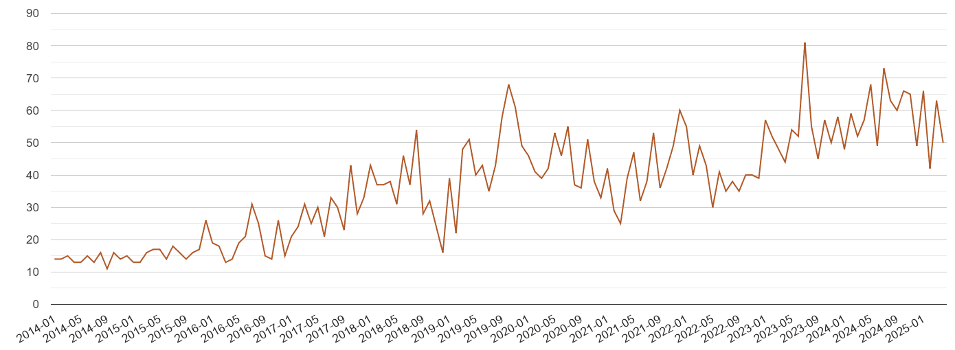 Rochester possession of weapons crime volume