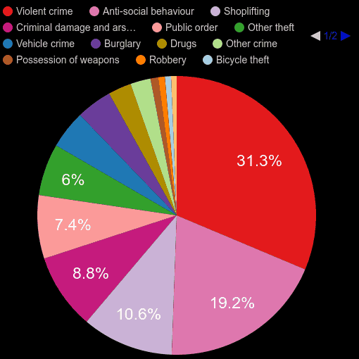 Tyne and Wear crime statistics